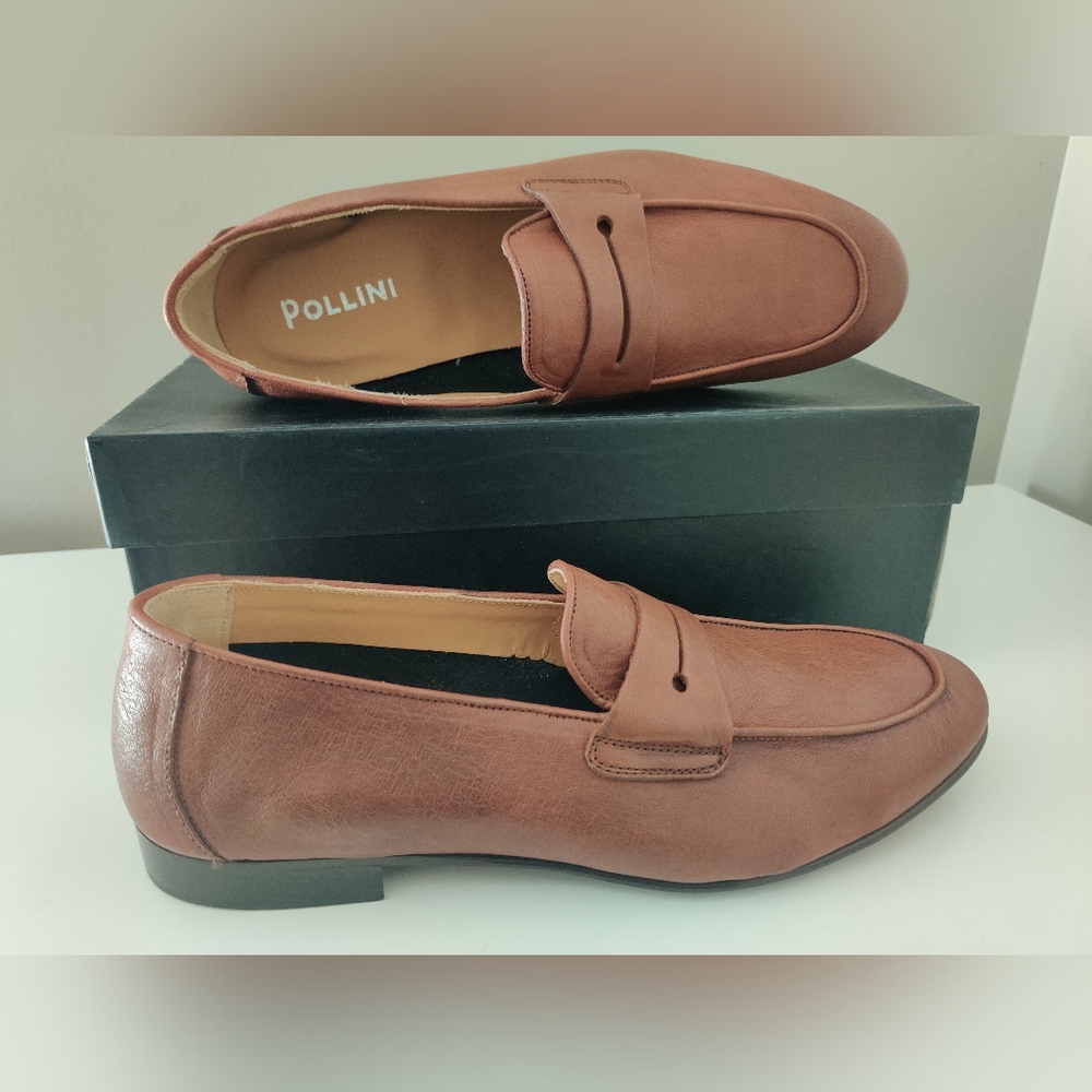 Pollini Men Loafers - European Size 44